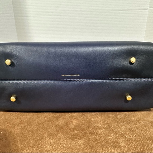 Coach Navy Soft Empire Carryall 40 - Picture 5 of 11